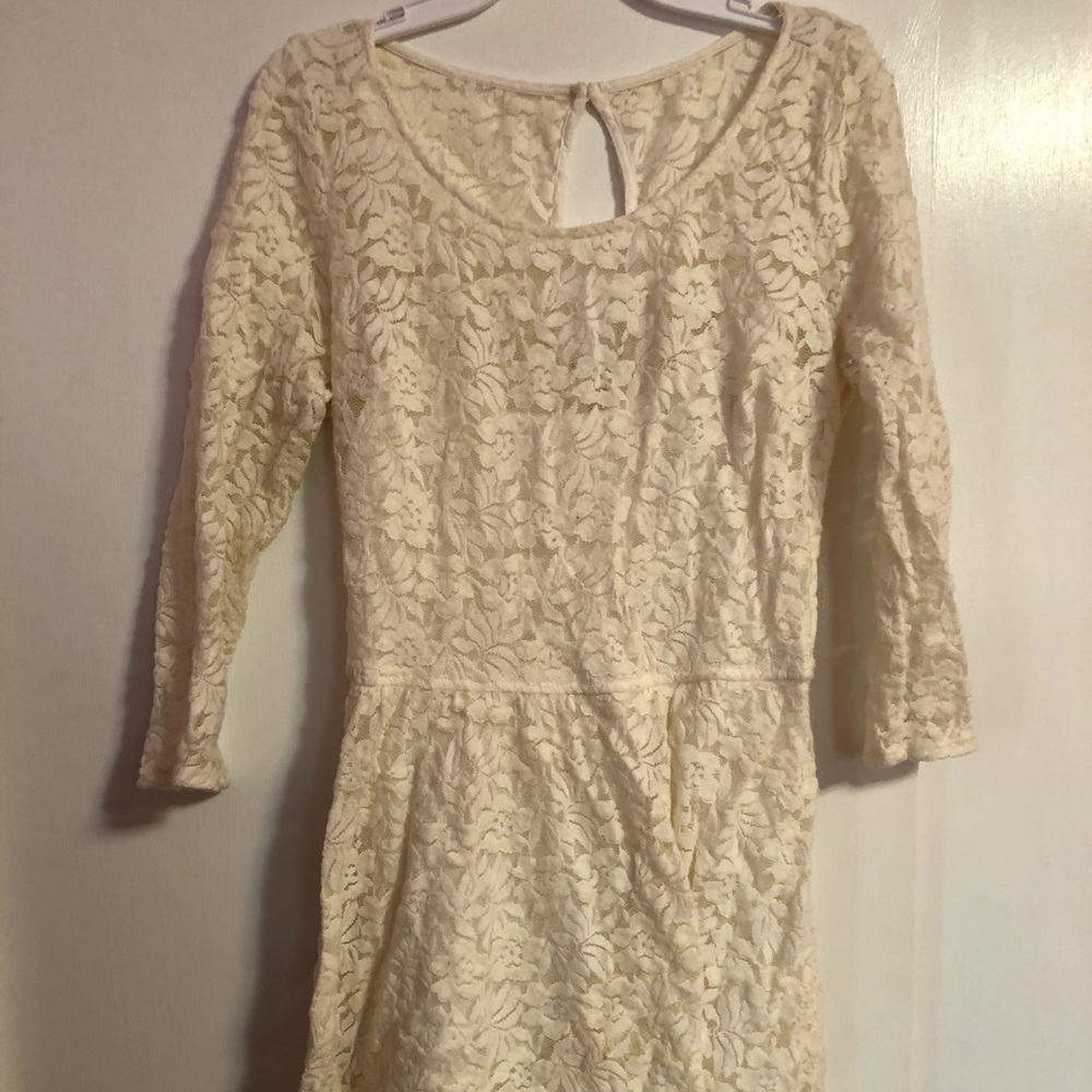Ivory Lace Dress